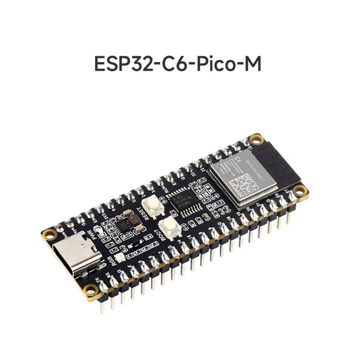 ESP32-C6-Pico-M Development Board WiFi 6 Microcontroller ESP32-C6-MINI-1 Module Supports for