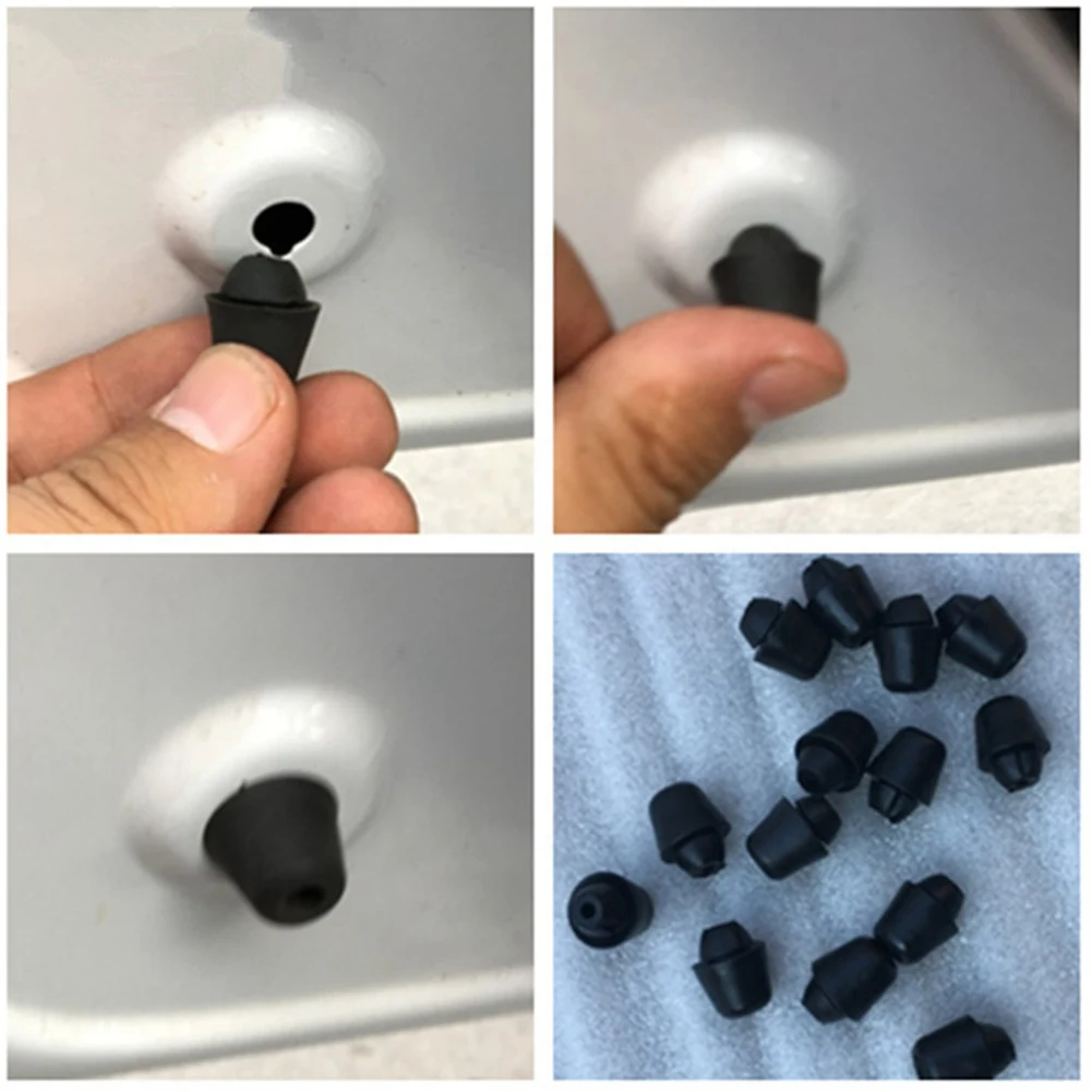 20Pcs Car Door Dampers Buffer Rubber Pad Cover Rubber Anti Shock Cap For Elantra Sonata Accent Ix35 IX45 MISTRA