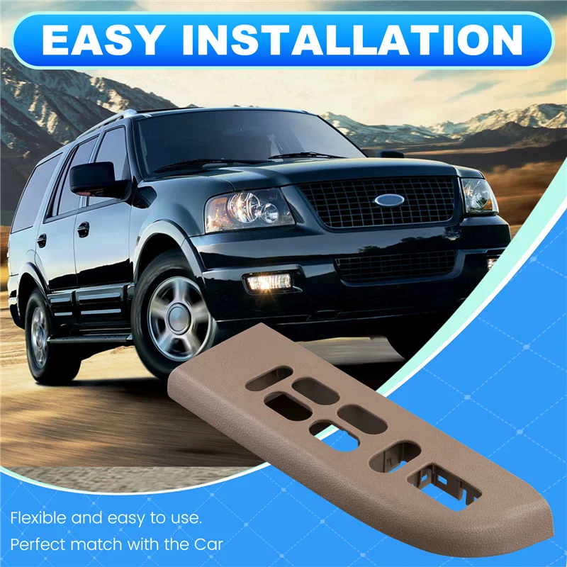 

H5-автомобиль, передняя дверная панель со стороны водителя, рамка переключателя окна, накладка 6L1Z-14525-BA для Ford Expedition 2003-2006 LHD