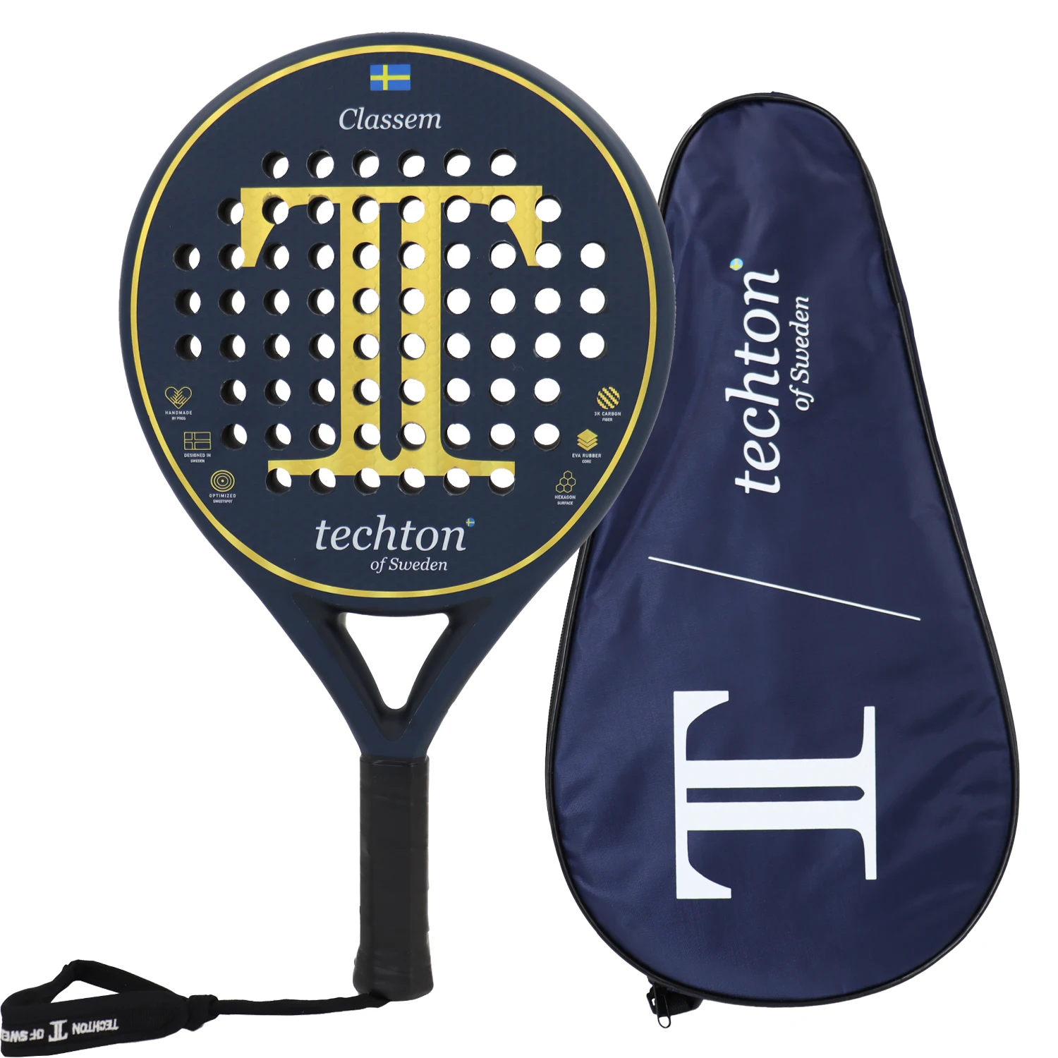 

Padel Racket FC/3K Carbon Fiber Surface with EVA Memory Flex Foam Core Padel Tennis Racquets Lightweight For Beginners.