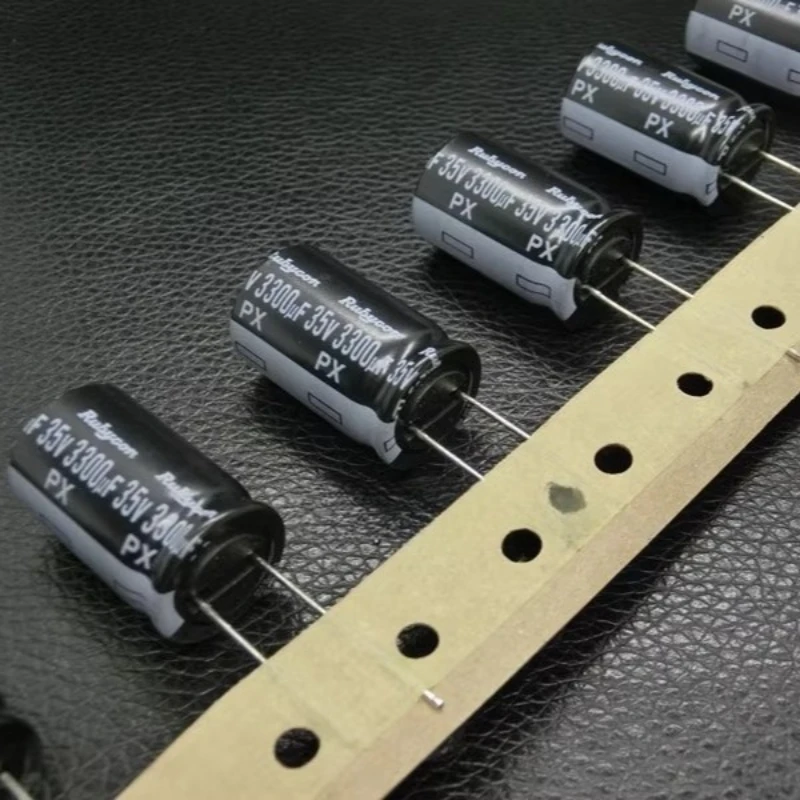 （2pcs）3300uf35v Rubycon PX 35v3300uF  16*25mm fixed capacitor Through Hole  Aluminum Electrolytic Capacitor
