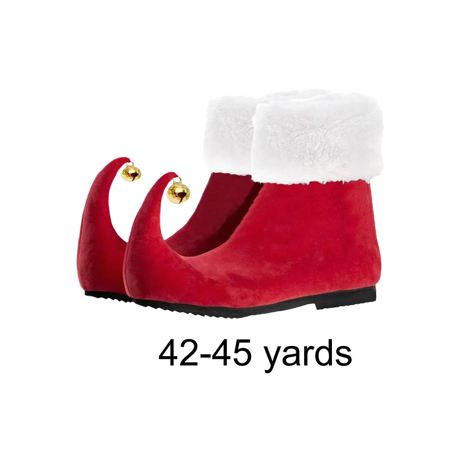 

Туфли красного эльфа Красные рождественские туфли эльфа для костюмированных вечеринок Рождественский косплей