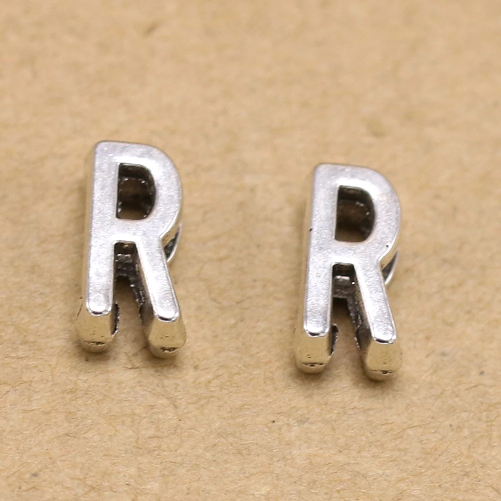 

50pcs Alloy Letter Pendant Charms Vintage English DIY Jewelry Making Accessories Necklace Bracelet Earrings Creative Gift