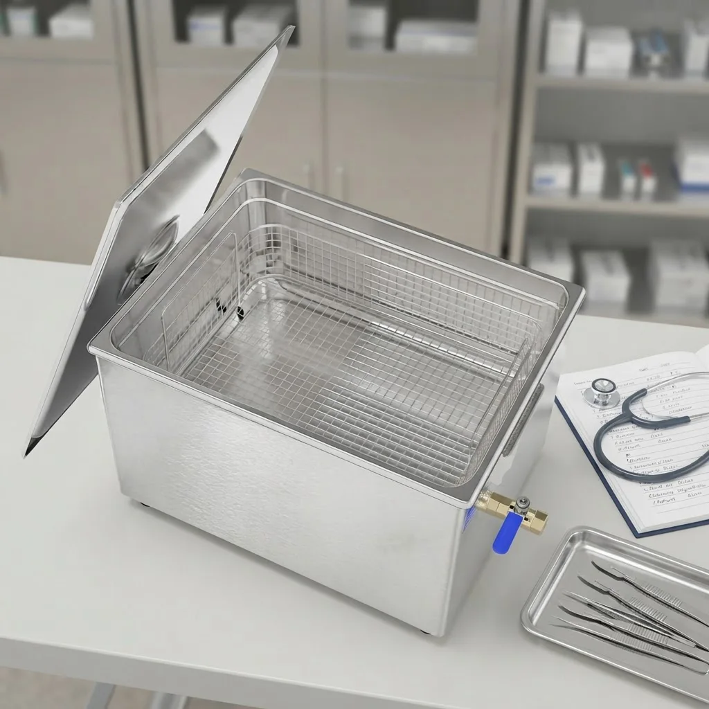 6L 300W 40KHz Digital Ultrasonic Cleaner Electric Heating Bath Timer For Surgical Instruments Dental Tools Precision Cleaning