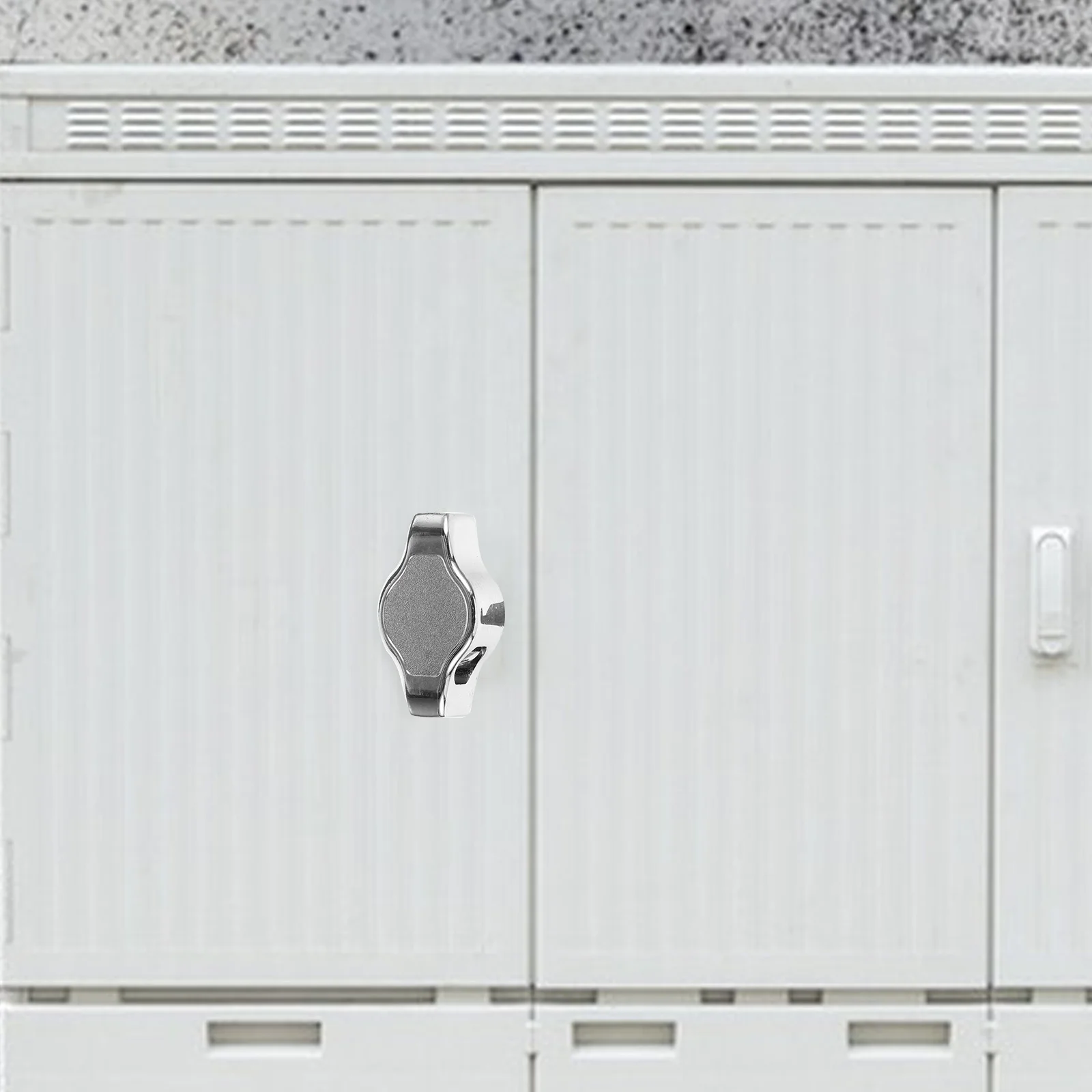 

2pcs Wardrobe Door Lock Heavy Duty Metal Cabinet Drawer Safety Lock No Keys Needed For File Cabinets Employee Student Lockers