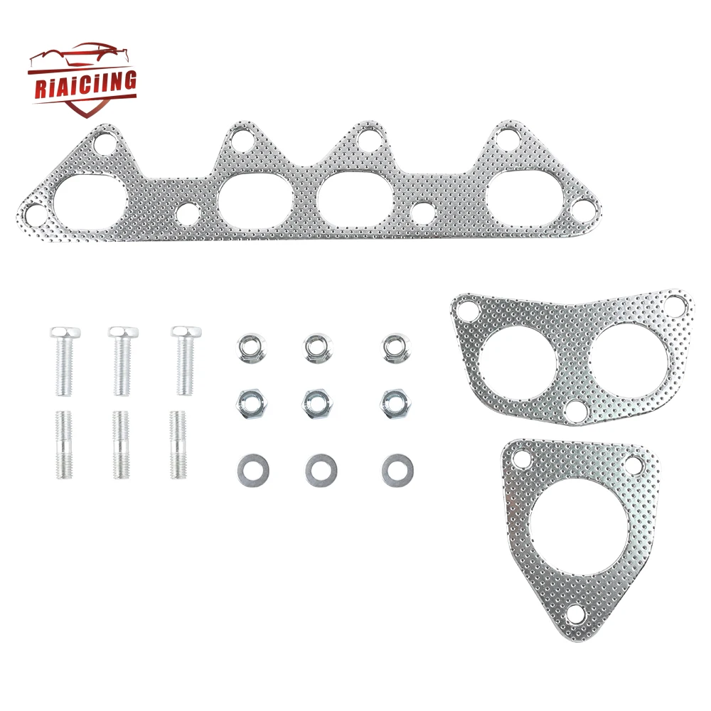 Stainless Racing Manifold Header Exhaust For Honda Accord 98-02 LS4 Combo 1998-2002 Honda Accord F23 DX LX EX L4 2.3L