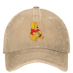 Winnie The Pooh Eats Honey Baseball Cap Casual Men Women Trucker Hat Designer Outdoor Sport Snapback Cap Gift