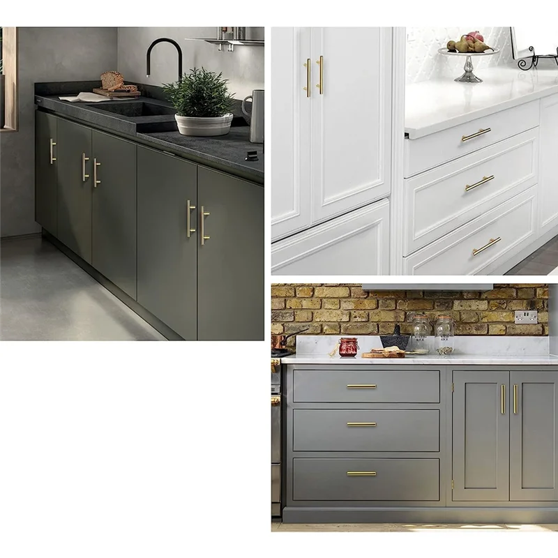 حار بيع-30 حزمة مقابض للخزانة النحاس خزانة الذهب مضمد درج يسحب باب من الفولاذ المقاوم للصدأ الأجهزة مقبض 5 بوصة