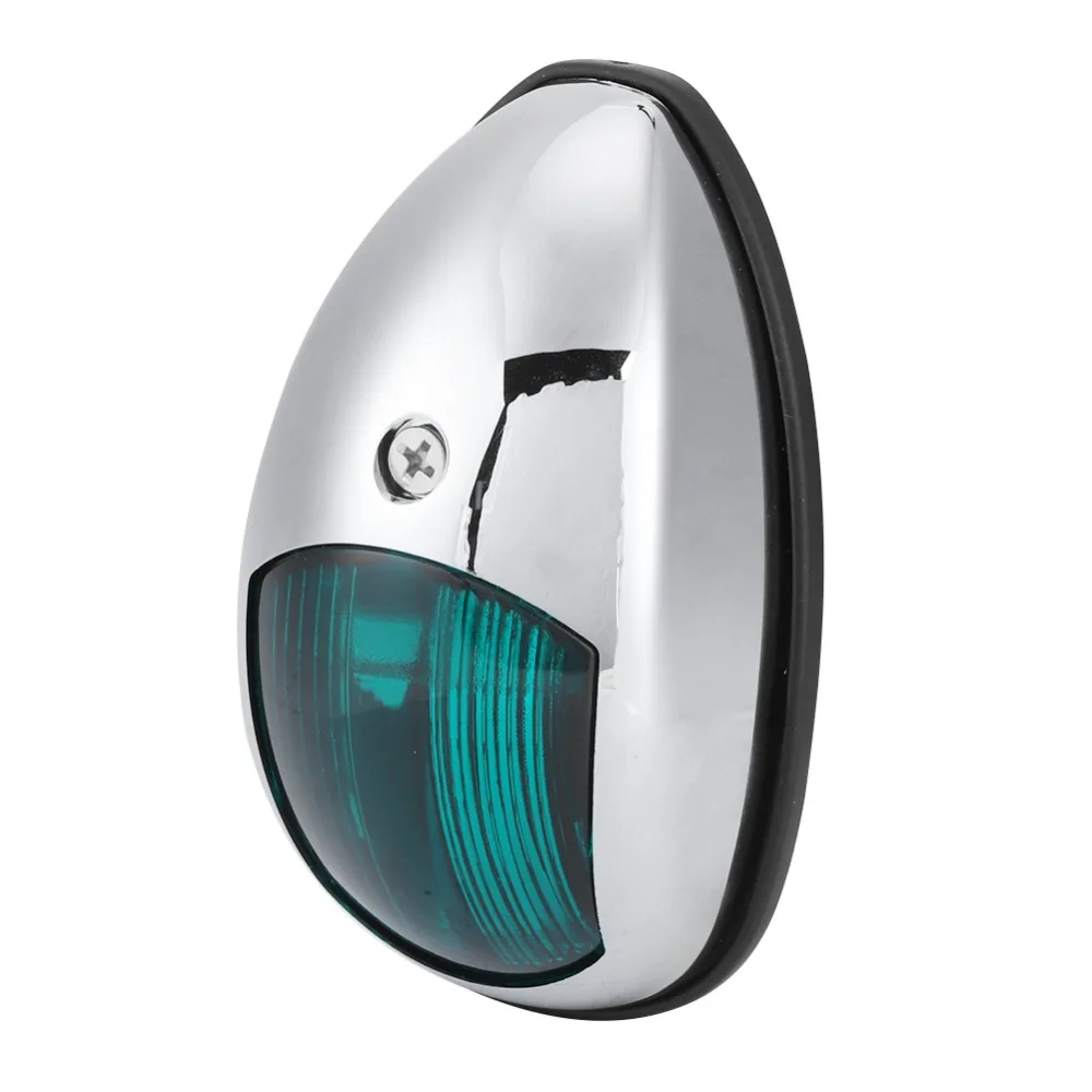 

1 пара низкого энергопотребления 12 В светодиодный морской навигационный фонарь ПК красный порт лампа лодка навигационный фонарь для понтонных лодок