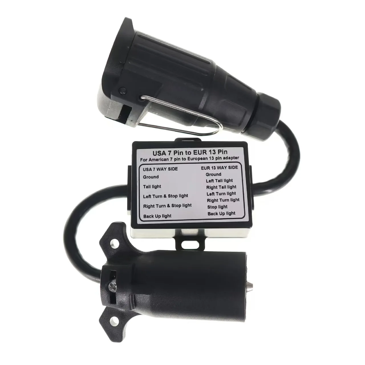 TM8085B American 7-pin to European to 13 pin separated brake light circuit tail light circuit separation