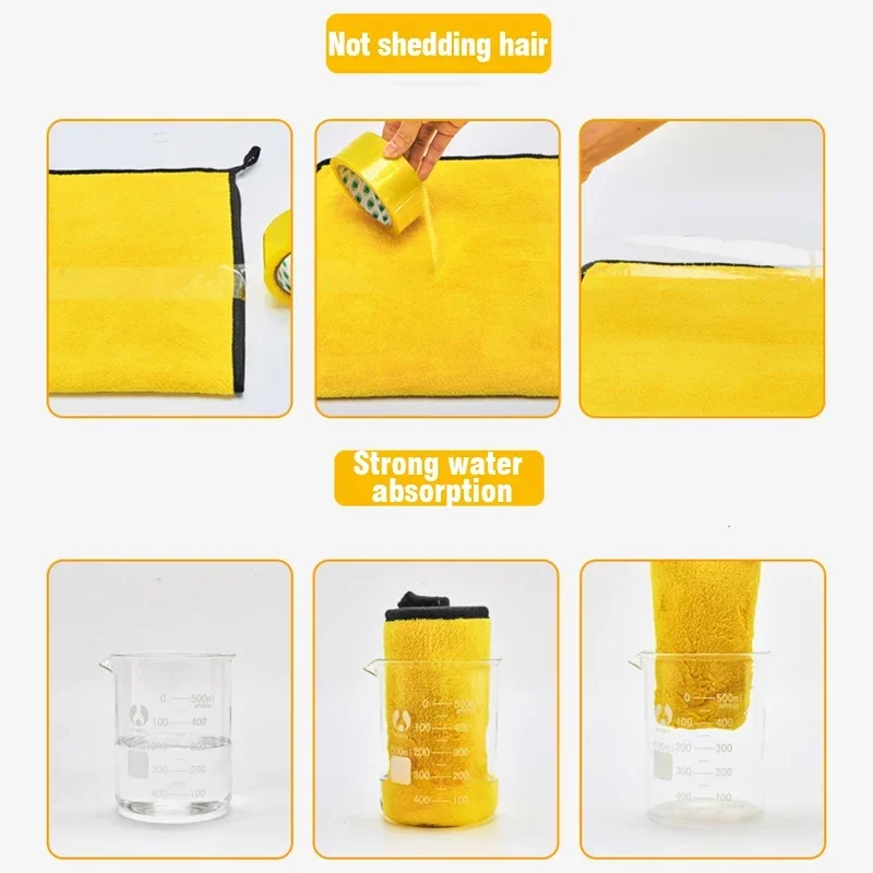 Car Microfiber Cloth Wash Towel Microfiber Cleaning Detailing Cloth Car Wash Drying Towel Auto Microfiber Towel