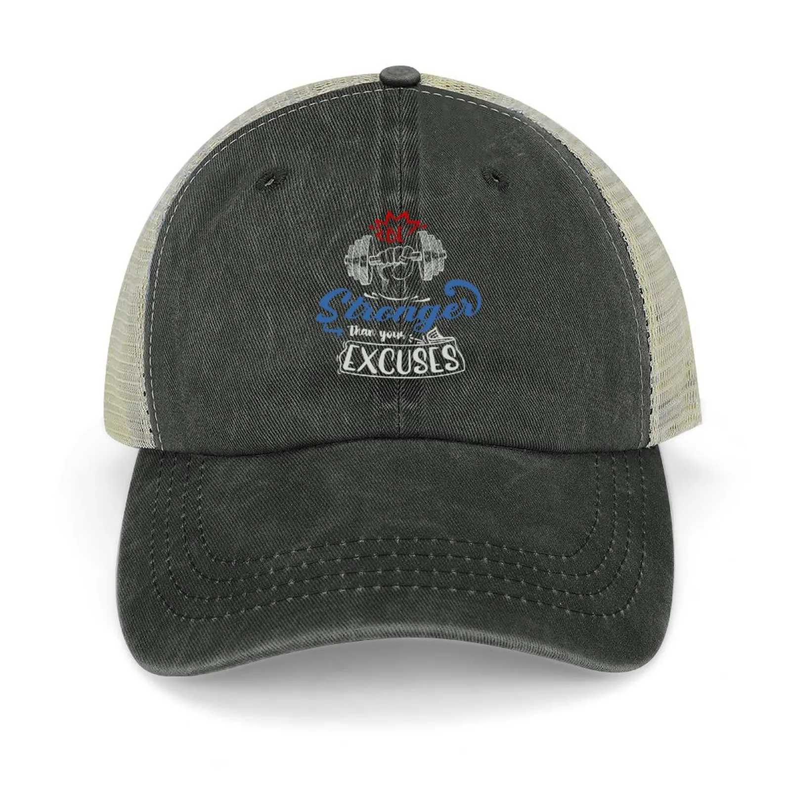 

Be Stronger Than Your Excuse Baseball Cap fishing hat Visor Mountaineering Men's Luxury Women's