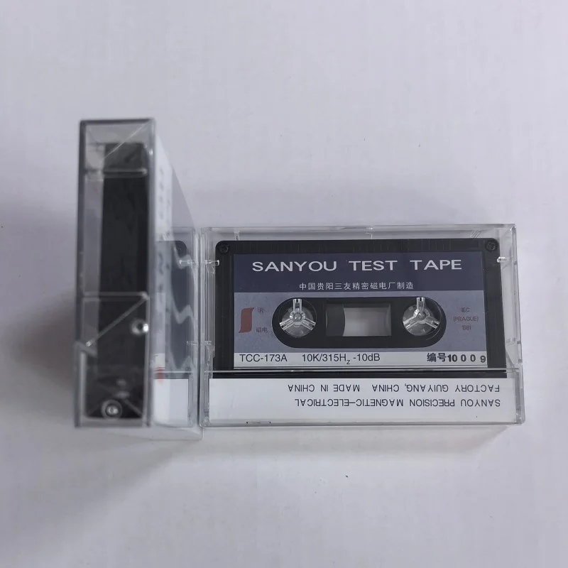 

Test Tape SANYOU TCC-173A 10K/315HZ-10DB Point Frequency Test Tape Azimuth adjustment, 2 point frequency response