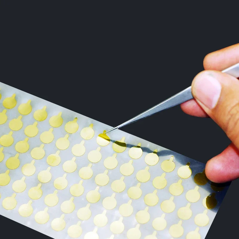 100 قطعة ملصق كاميرا واقية آيفون 6G-15Promax كاميرا إصلاح الأشعة تحت الحمراء نقطة مصفوفة استبدال حماية أداة