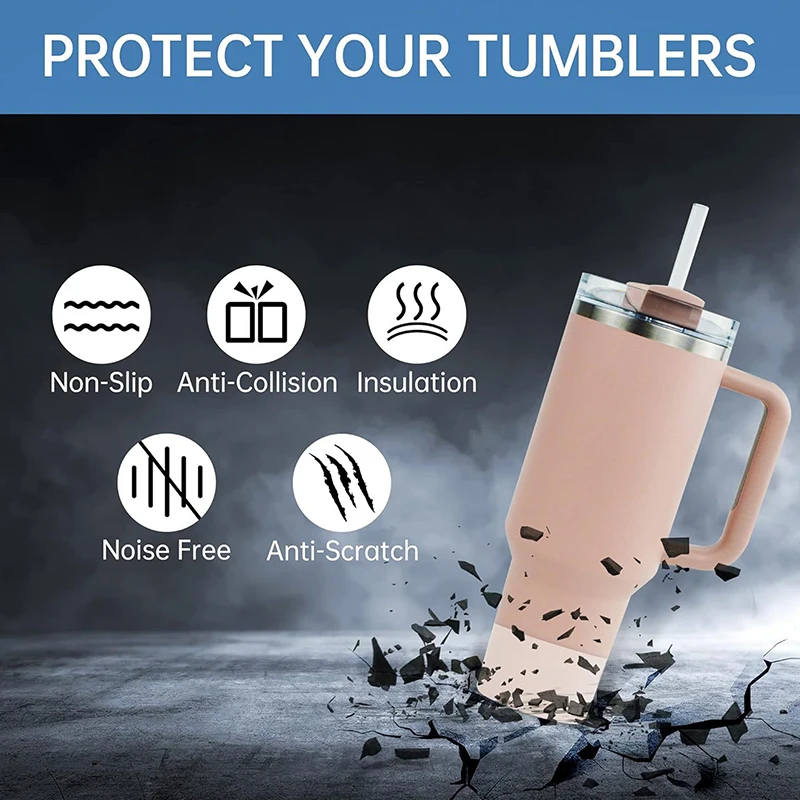 Silicone Boot For  Water Bottle Anti-Slip Bottom Cover Bottom Protector Protective Bottom Base Coaster Flask 7.5cm/2.95in
