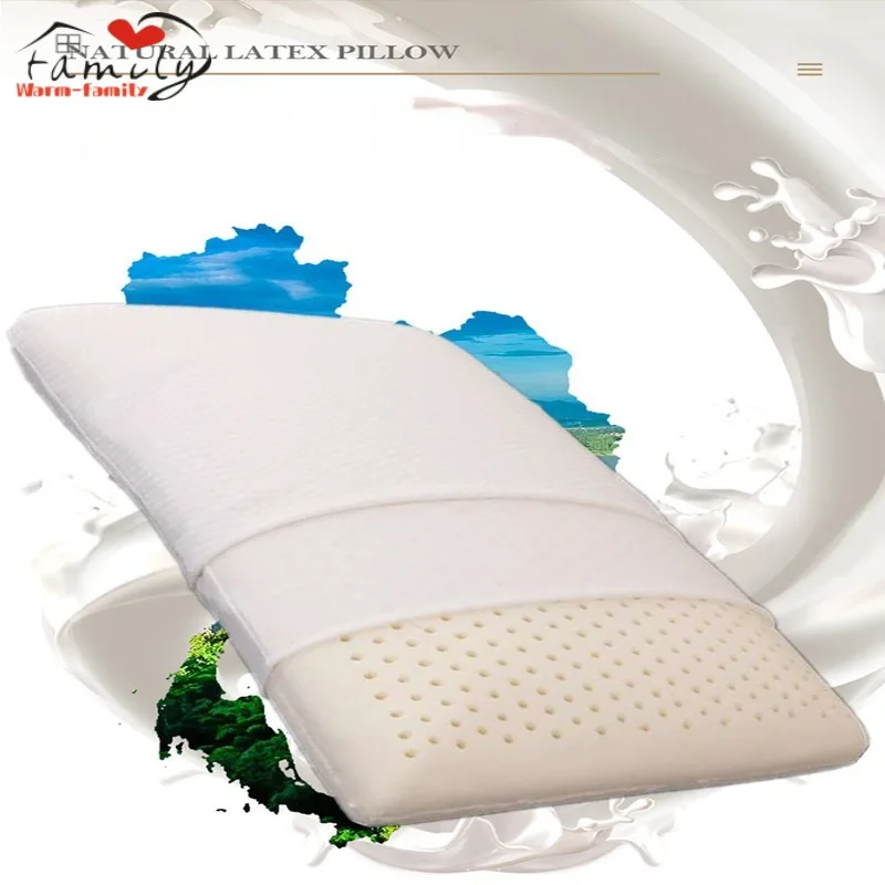 Girl's Latex Pillow Thailand Pure Natural Memory Travel Pillow Neck Protect Vertebrae Health Care Orthopedic Pillow Slow Rebound