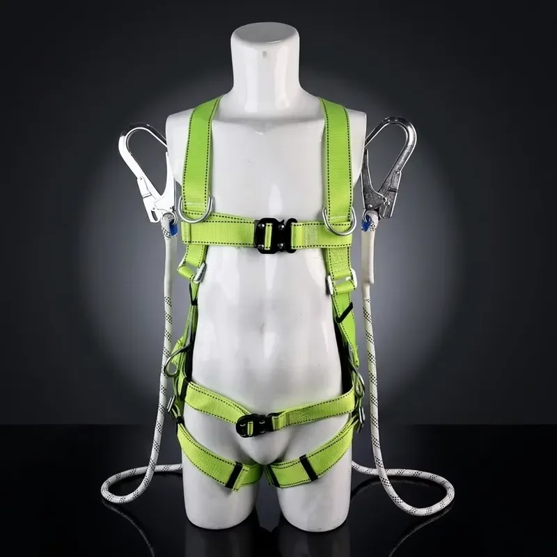 High-quality durable anti-drop seat belt made of steel D-ring polyester for outdoor work protection