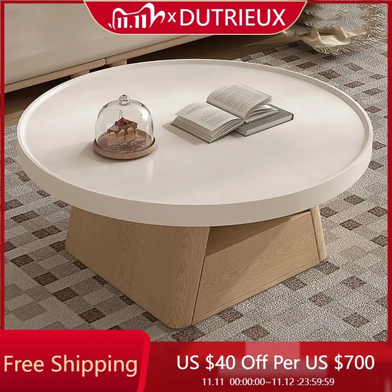

Small Design Coffee Tables Minimalist Style Light Modern Cheap Coffee Table Round Storage Mesa Auxiliar Ornaments Home Decor