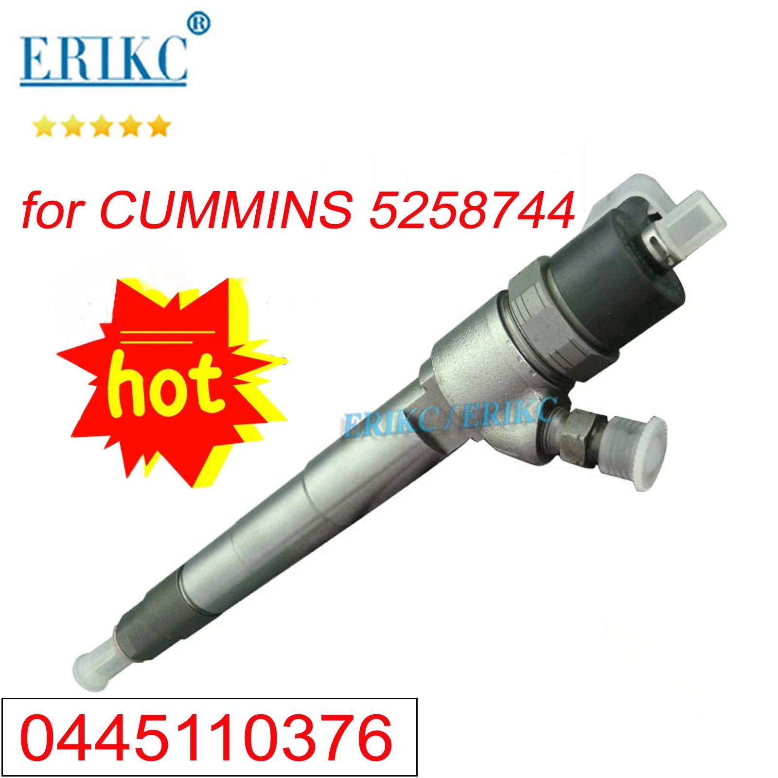 New 0445110376 Auto Fuel Injector 0 445 110 376 Engine Pump Nozzle For Bosch Cummins 5309291 5258744