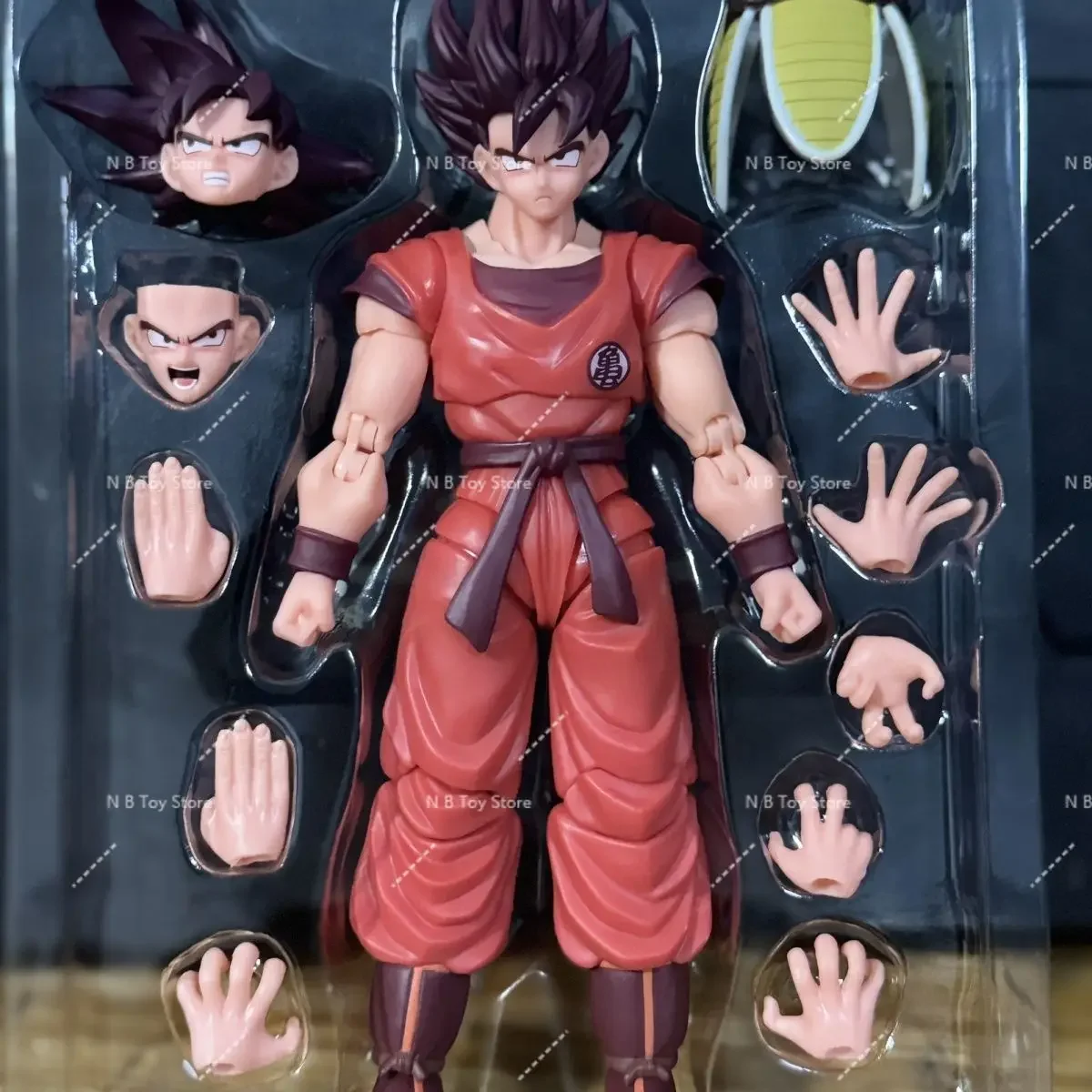 

In Stock Dragon Ball Demoniacal Fit DF Shf Goku Marcial Artist Scarlet-16000 Power Level Action Figure Toy Gift Model