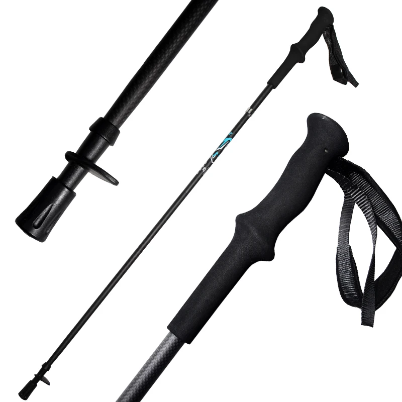 

Hot Sale Outdoor 4 Section Telescopic Trekking Hiking Pole Climbing Neccessory Portable Climb Poles