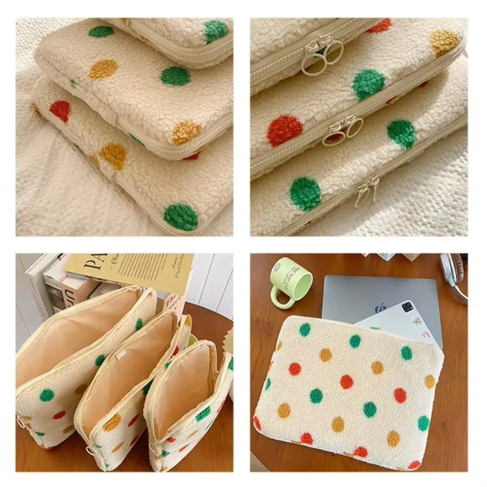 

New Color Polka Dot Laptop Sleeve Case Shockproof Notebook Cover Ultra Thin 11/13/15 Inch Laptop Bag Gift