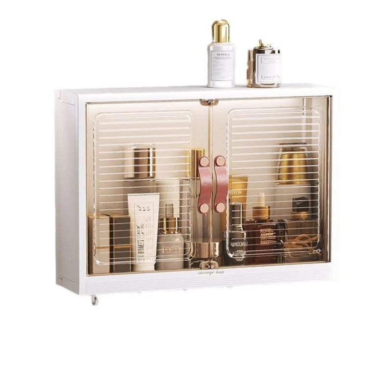 

Wall Mounted Shelf Organizer - Bathroom Wall Basket, Shower Caddy Storage, Suitable for Kitchen Countertops and Dorms