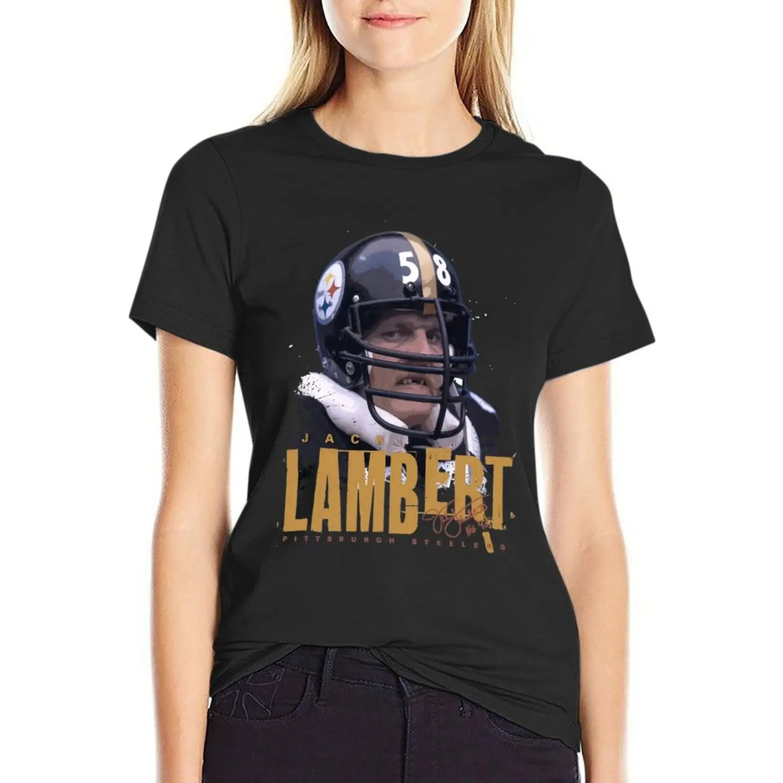 

Jack Lambert T-Shirt summer clothes sweat anime sublime clothes for woman