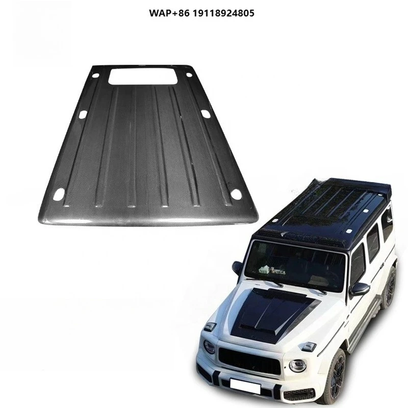 Dry Carbon Fiber Roof Cover for  G Class W463 W464 W463A G63 G500 G550 Car Top Cover Car Roof Cover