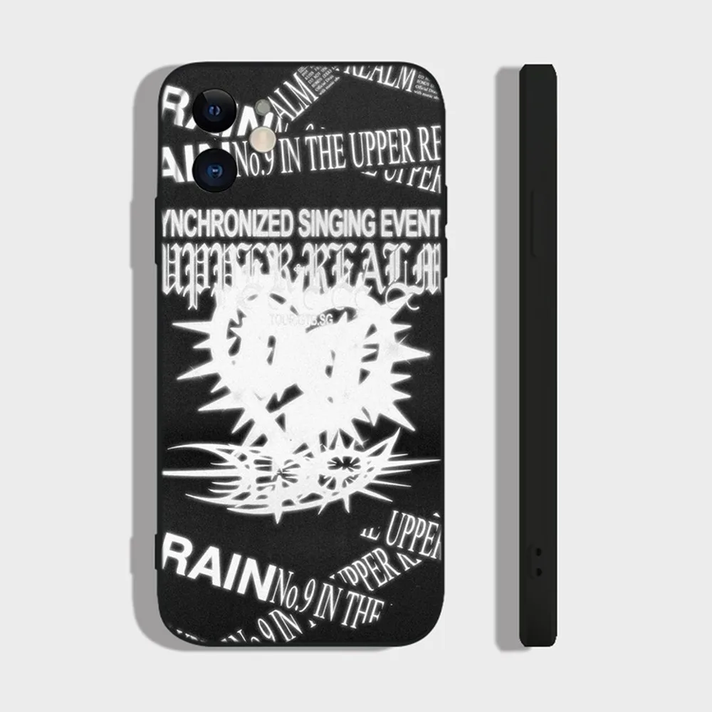 Drain Gang Ecco2k Rapper Phone Case For iPhone 16,15,14,13,12,11 Plus,Pro,Max,XR,XS,X,7,8 Plus,SE,Mini Silicone Soft