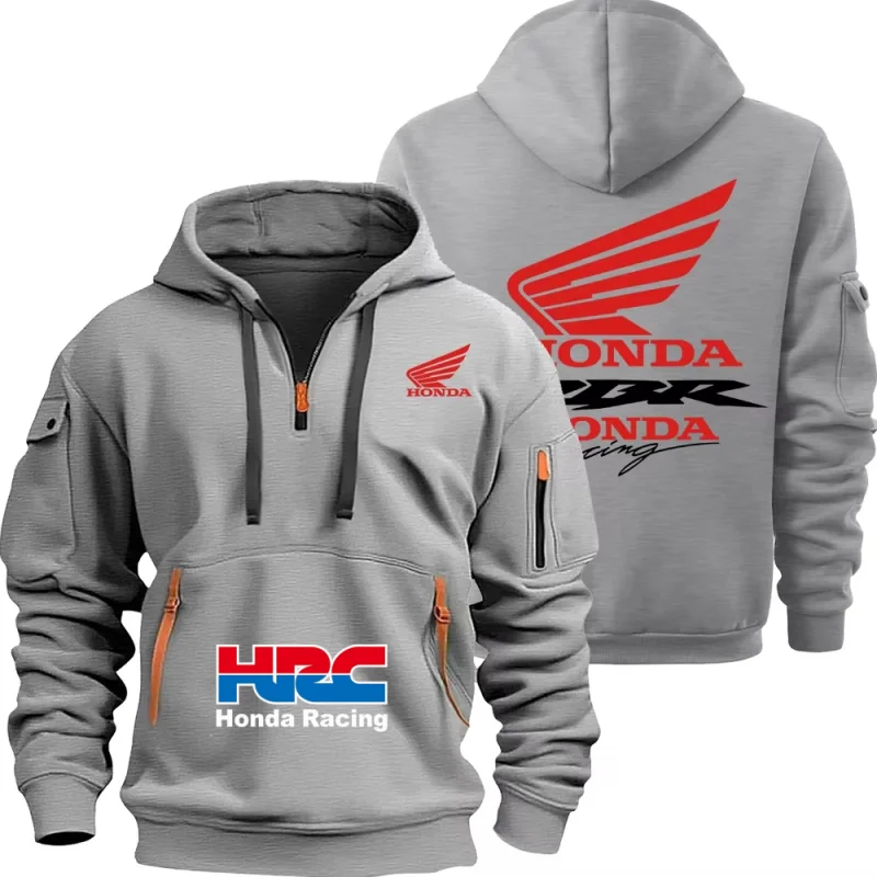 

Honda Factory Racing Team Gold Wing Men's and Women's Autumn and Winter Hoodies Fashion Sports Pullovers