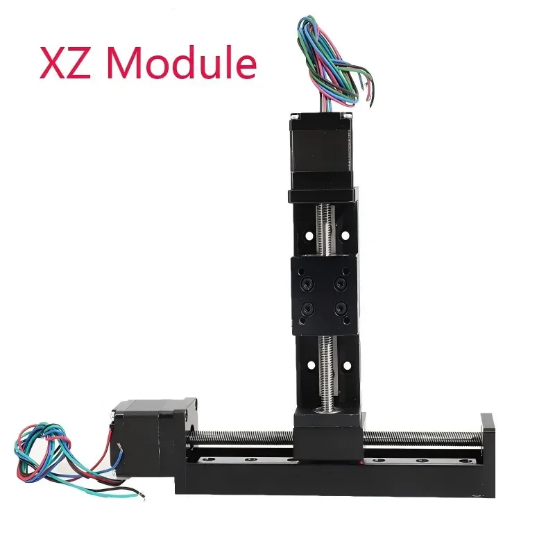 NEMA11 محرك متدرج أدلة خطية مخصصة XY نموذج XZ وحدة مع سائق TB6600 TC55 2-محور تحكم CNC انزلاق الجدول