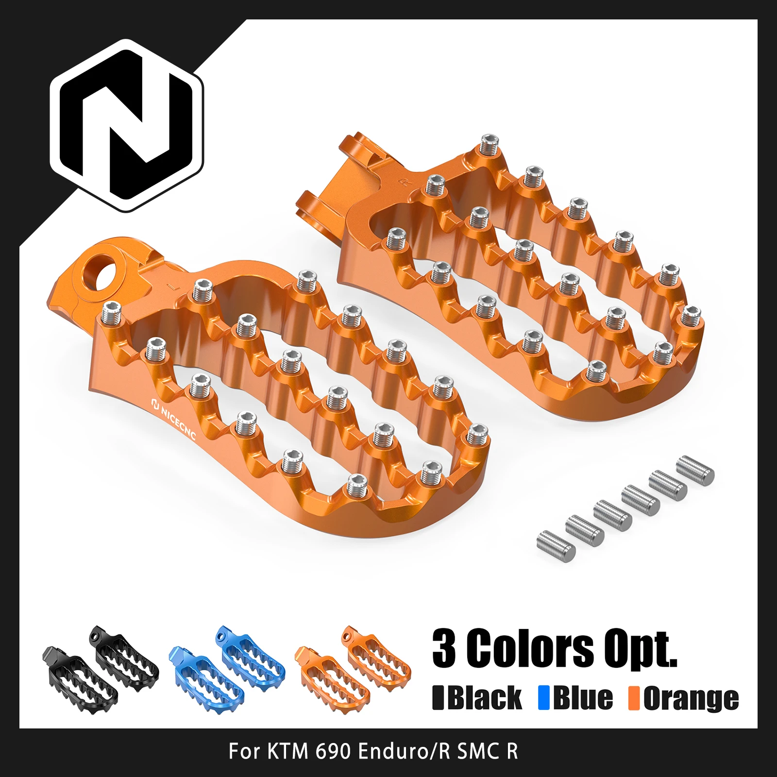 

Footpegs FootRest Footpegs Rests For KTM 790 890 Adventure /R 2019-2025 950 990 1050 1190 1090 1290 Adventure /R/S/T 690 SMC R