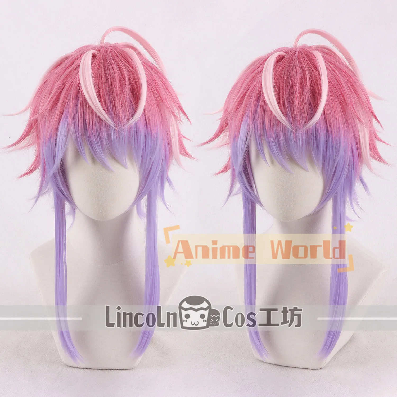 Anime Hypnosis Mic -Division Rap Battle- Ramuda Amemura Cosplay Wig Halloween Carnival Party Props Synthetic Hair + Wig Cap