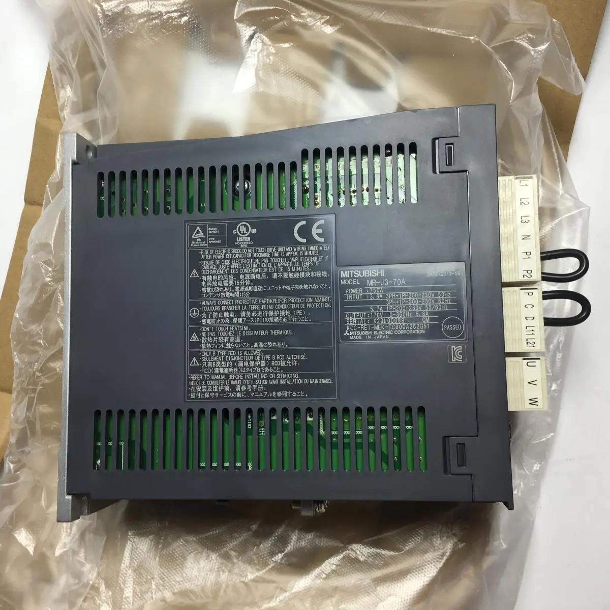 Original Servo Drive MR-J3-70A 20A 40A 60A 10A 100A 200A 350A