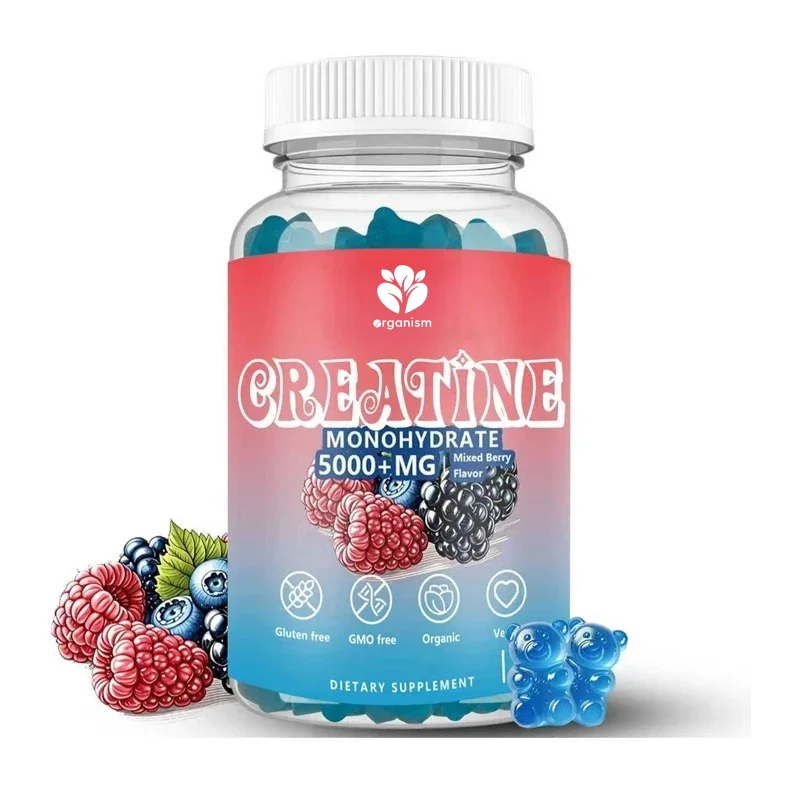 Creatine gummy monohydrate, energy boosting, pre workout supplement, enhanced burst, vegetarian, gluten free
