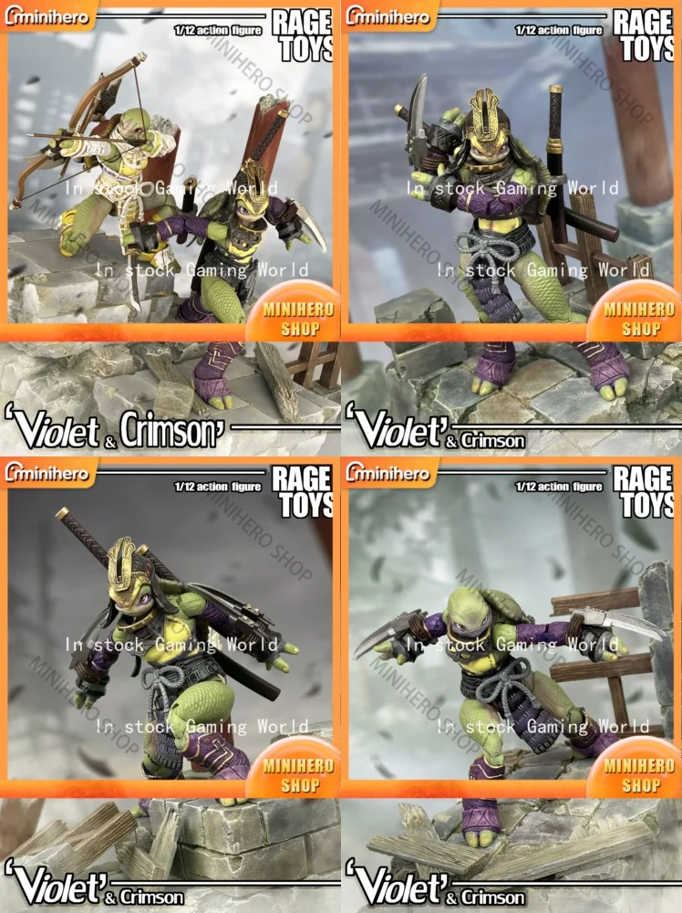 

В наличии: 7-дюймовая фигурка черепахи, фиолетово-бордовая, аниме-игрушка, коллекционная модель, подарок для фанатов, коллекция по мотивам фильмов и сериалов, нишевая коллекция