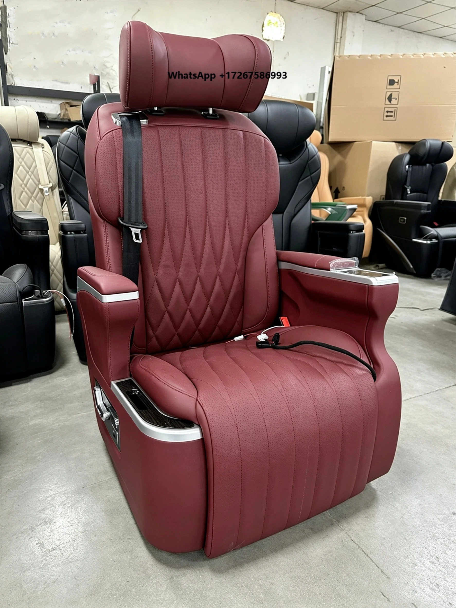 Custom Genuine Luxury VIP Car Seat With Electric Adjustment Massage Ventilation Heating Function for MPV SUV Sedan Van Vehicle