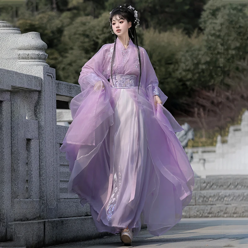 Hanfu Chinese Traditional Dress Cosplay Costumes Party Fairy Hanfu Dress Tang Dynasty Princess Ethnic Style Show Stage Wear