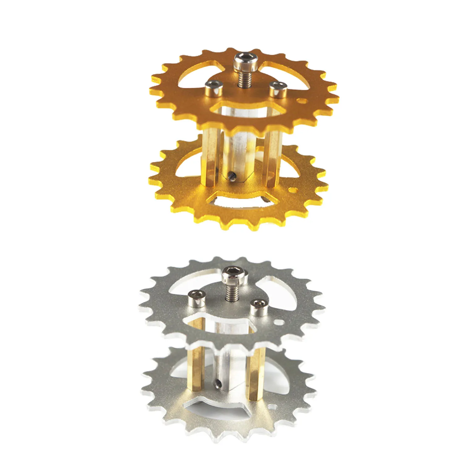 مجموعة واحدة عجلة القيادة المعدنية + محرك 25 مللي متر عجلة سبائك الألومنيوم + 4 محرك فاي لهيكل الخزان الزاحف لتقوم بها بنفسك لعبة تعمل بالريموت سيارة مجنزرة