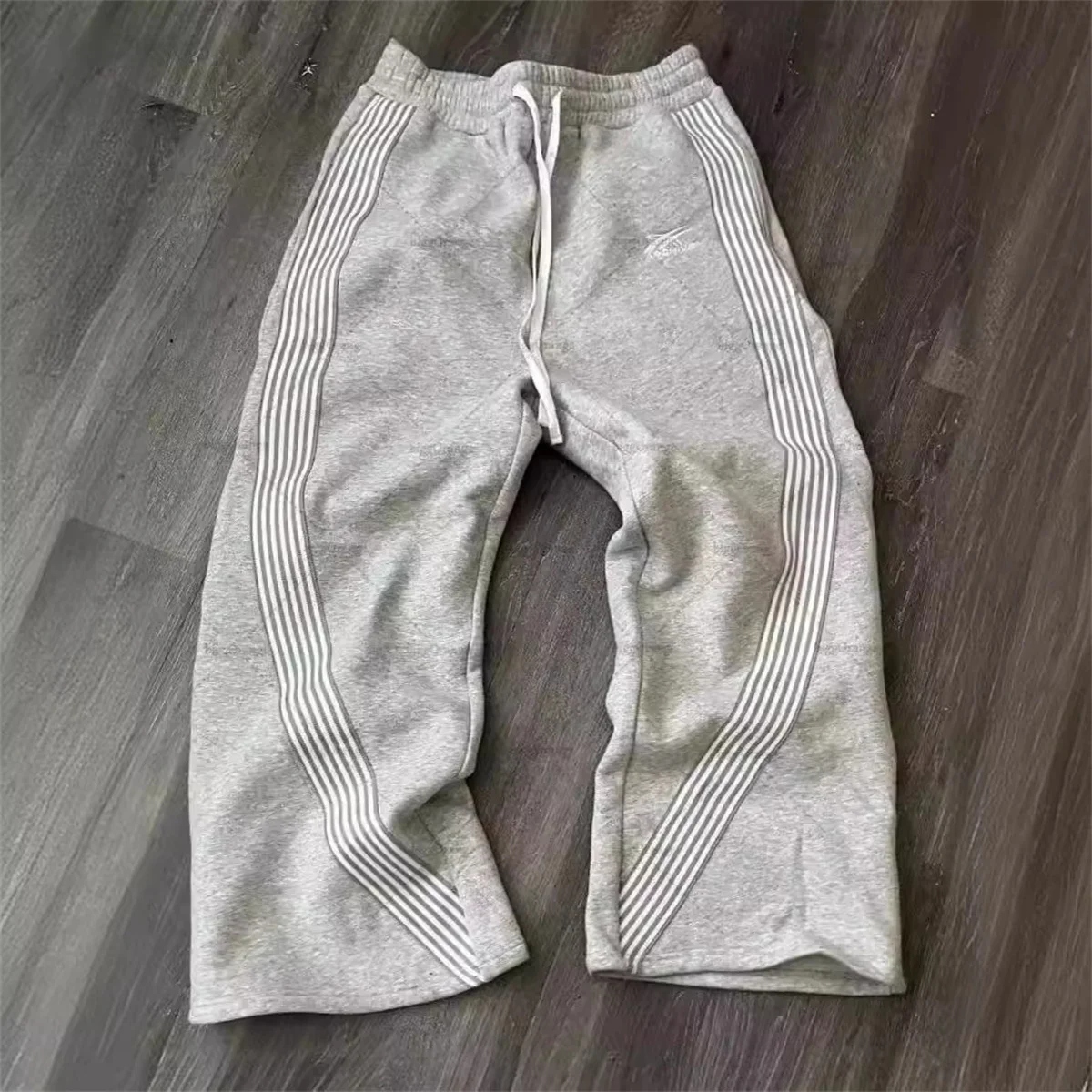 Casual Loose Straight Leg Pants Striped 2026 Summer Fashion Trend Brand Street Hip-hop Jogging Men's Women's Harajuku Sweatpants