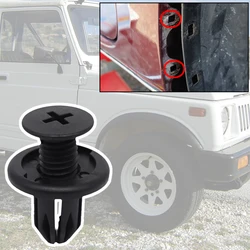 For Chevrolet Samurai Suzuki Jimny SJ410/413 1998 - 2004 Car Mud Flap Guard Bumper Side Skirt Wheel Arch Lining Trim Clips Rivet