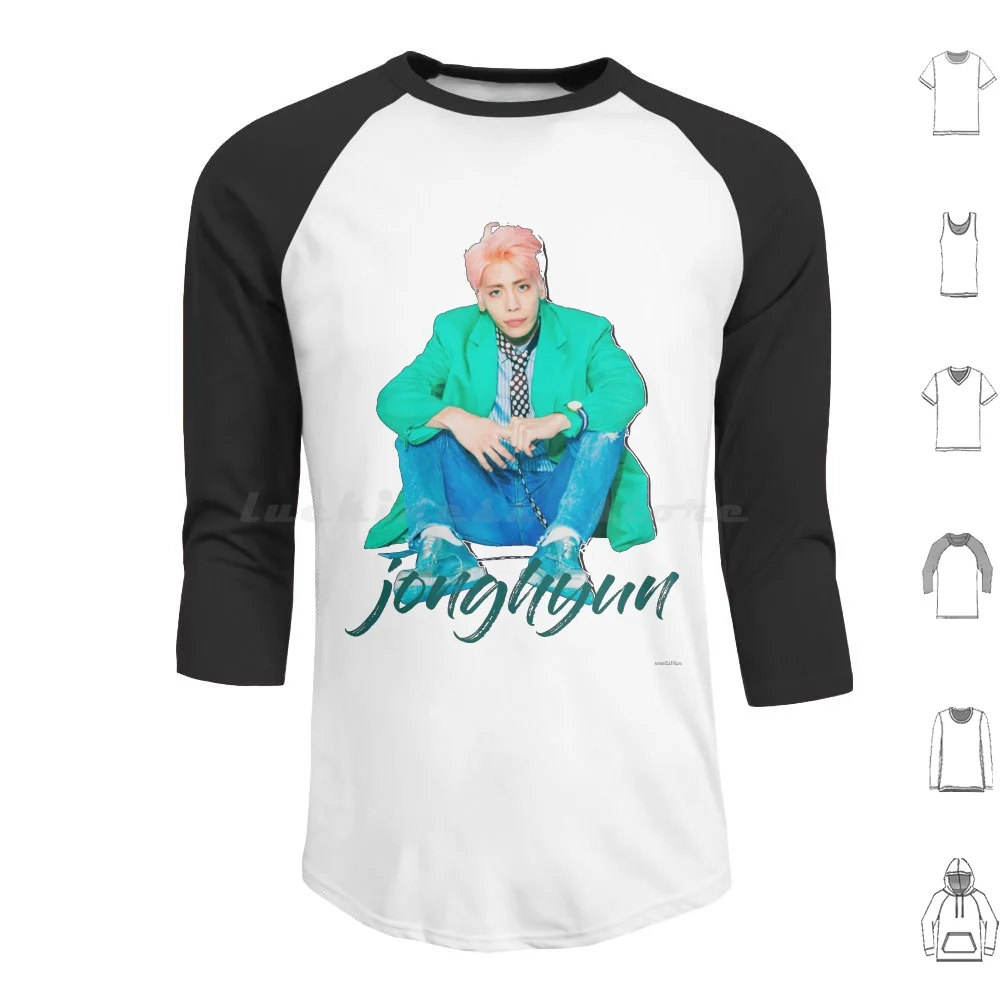 

Толстовка Jonghyun Shinee из хлопка с длинными рукавами Shinee Kpop K Pop Korea Korean Jonghyun Minho Key Onew Taemin Boygroup Tumblr Tumblr