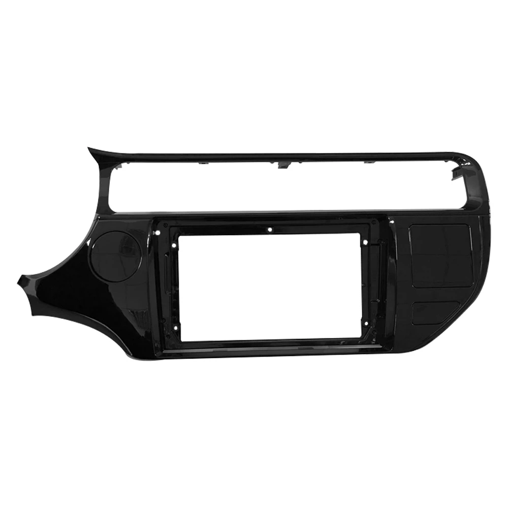 HAOCHEN 9 Inch Car Fascia For KIA RIO 2015-2016 Panel Dash Mount Installation One Din / Double Din Car DVD Frame Trim Kit