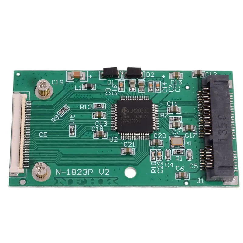 ADT-Link m SATA (PCI-E) SSD to ZIF (CE) Adapter Card for Mini PCI-E mSATA Interface 5cm Solid-State Drive HP 2400 2510P 2710P