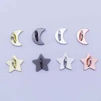 2.5cm Heart Star Metal Phone Charm Holder Mobile Phone Case Finger Ring Stand Hook Buckle DIY Accessories Supplies Party Gifts