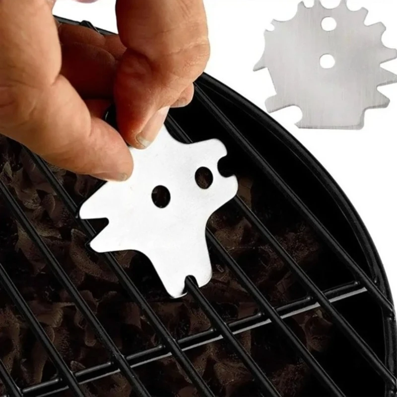 Portable Metal BBQ Grills Grate Cleaner for Outdoor Grills Kitchen Gadgets & Grilling Tools Cooking Safe Universal Grill Cleaner
