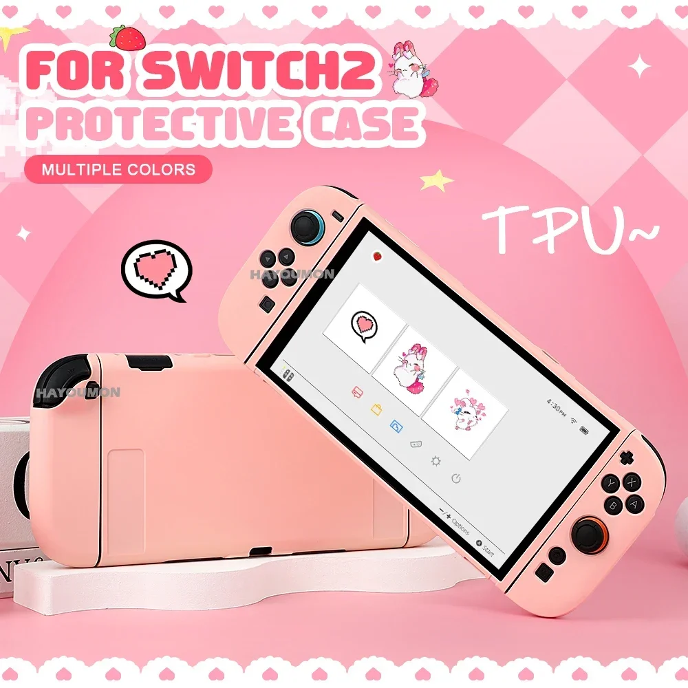 Silikon-Schutzhülle für Switch 2 Game Handheld Controller TPU Abnehmbare Schutzhülle Gaming-Konsolen-Zubehör