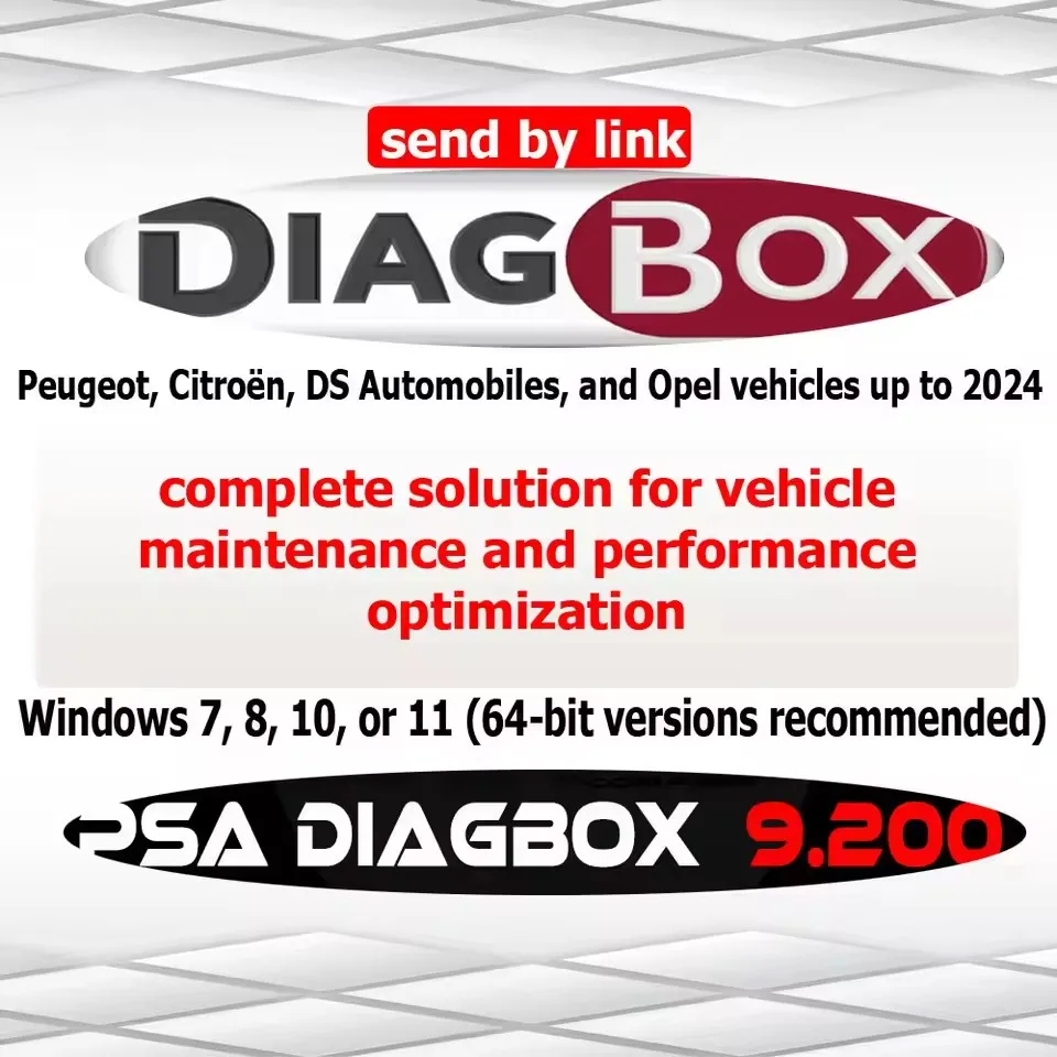 2025 Latest version Diagbox V9.20 V9.150 with crack diagnostic software work with PP2000 programming tool lexia3 Diagnose Resets