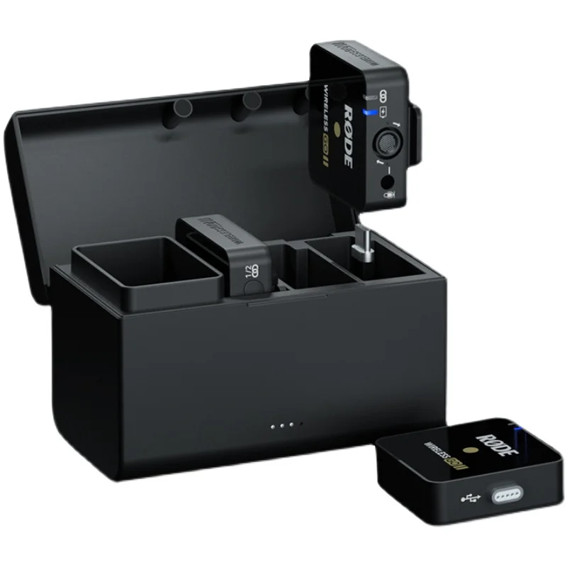 

PANS Charging Case Box for Rode Wireless GO I II Mic with 2000mAh Built-in Battery Portable Fast Charging Power Bank